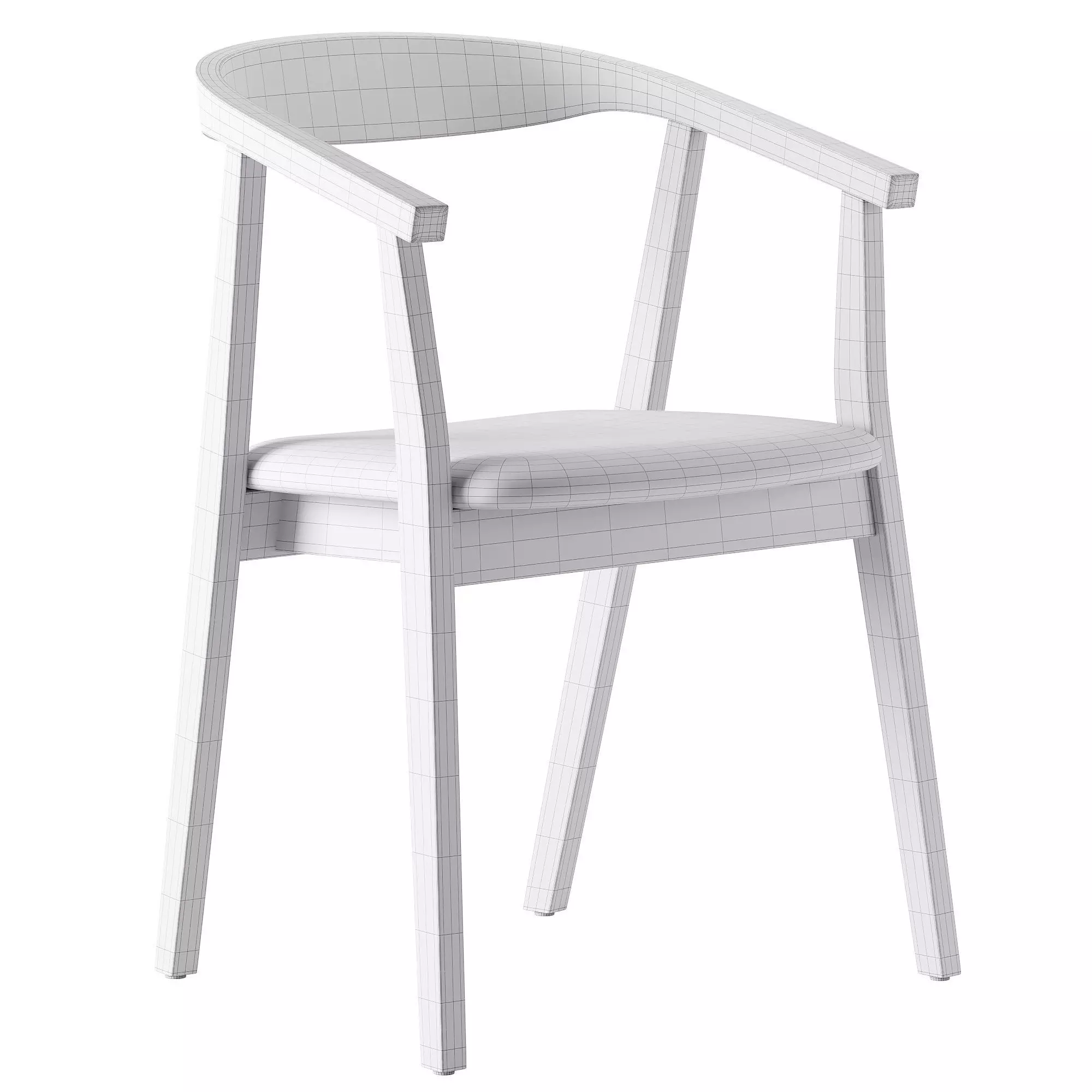 John Chair 3D model_5