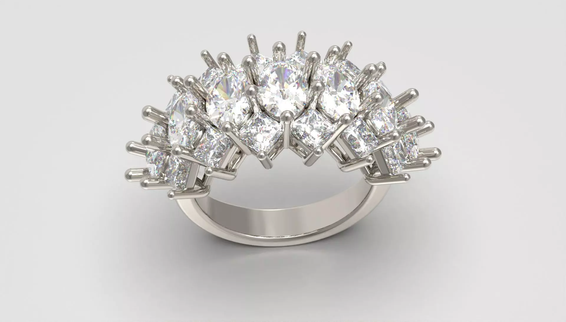 The Imperial Duet Ring 3D print model_3