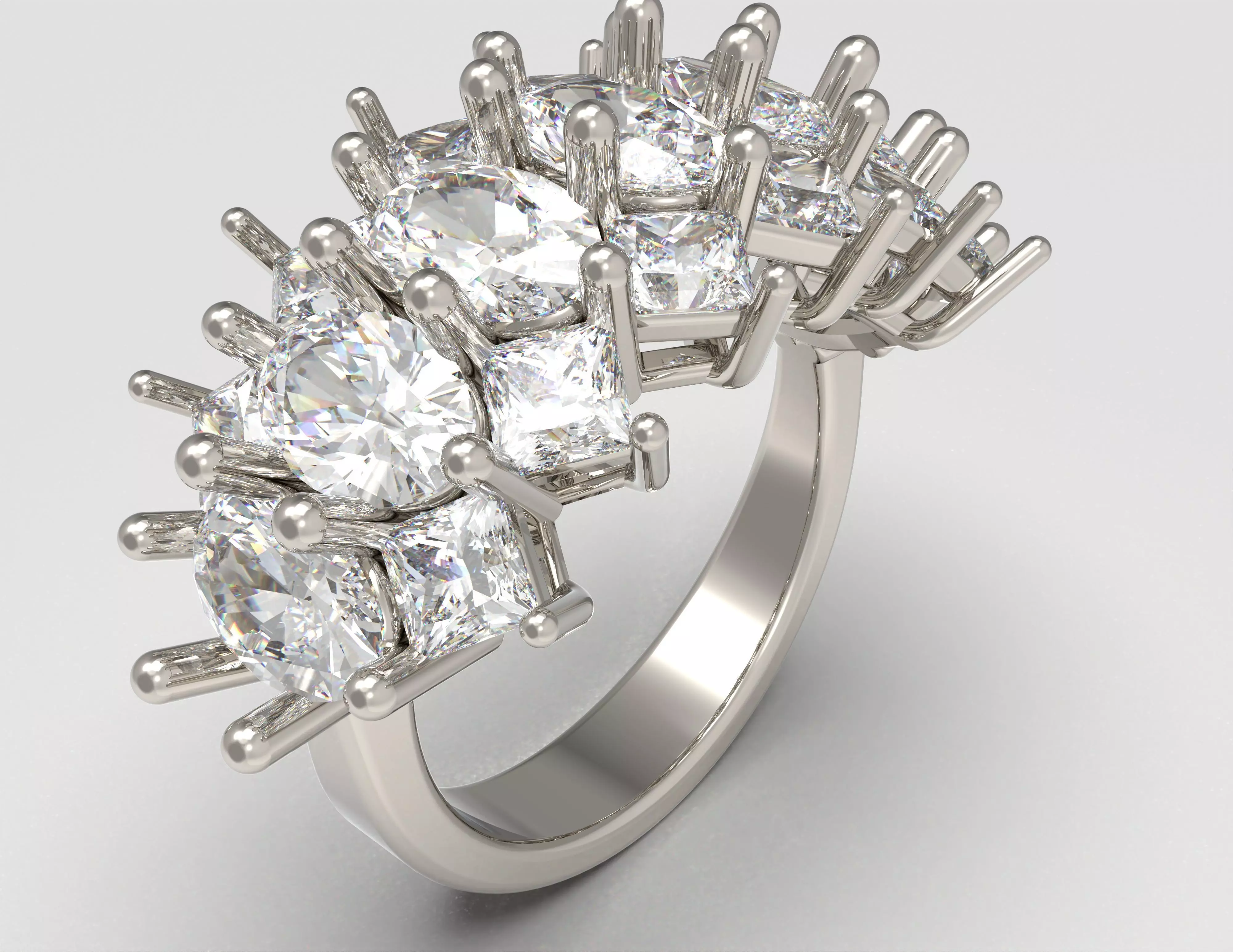 The Imperial Duet Ring 3D print model_10