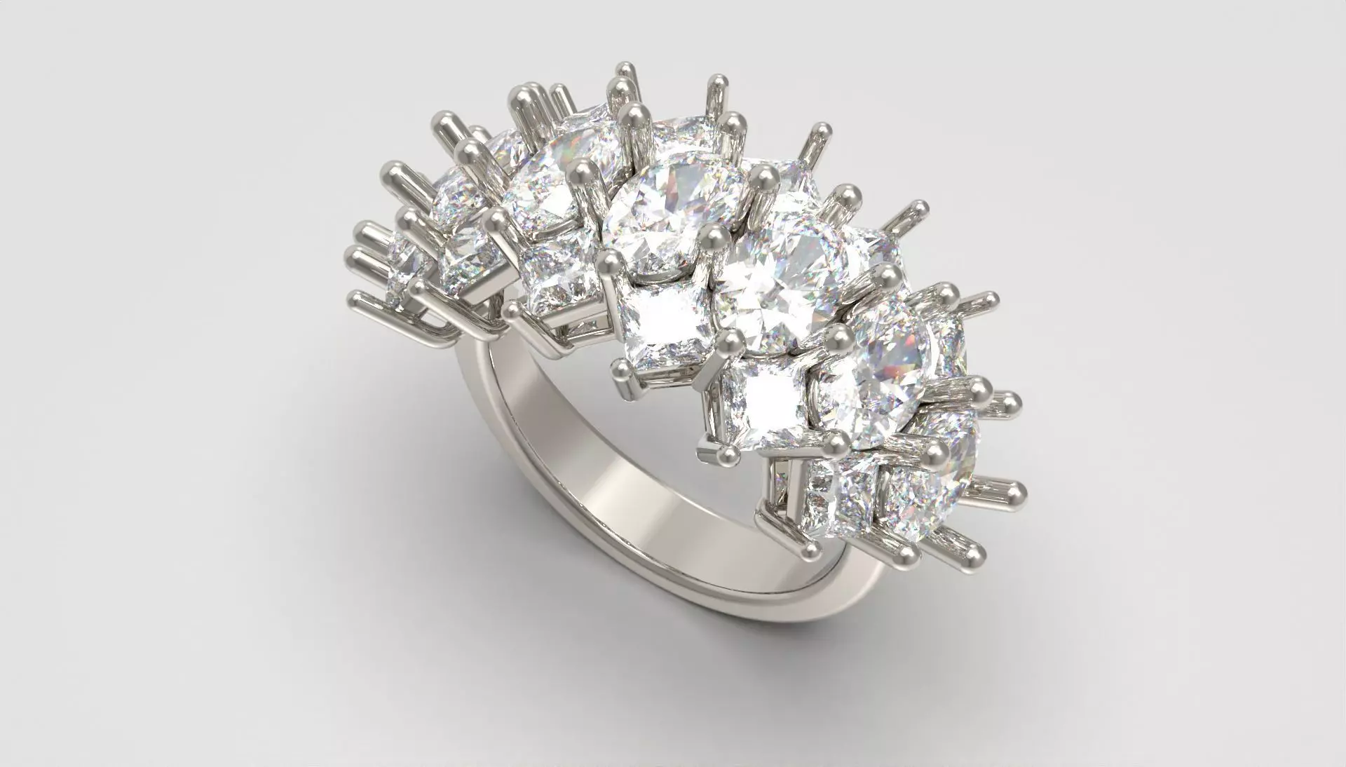 The Imperial Duet Ring 3D print model_4