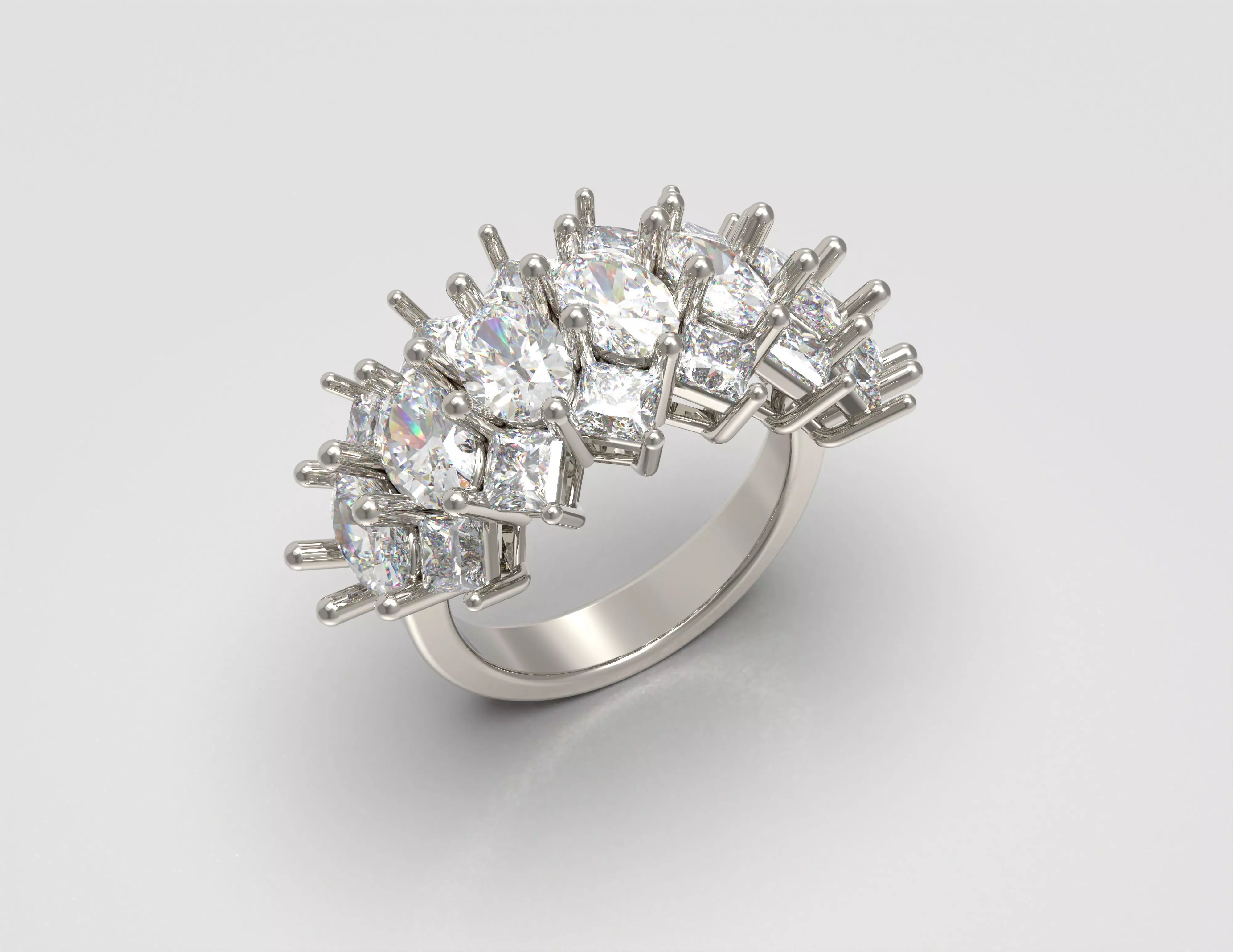 The Imperial Duet Ring 3D print model_6