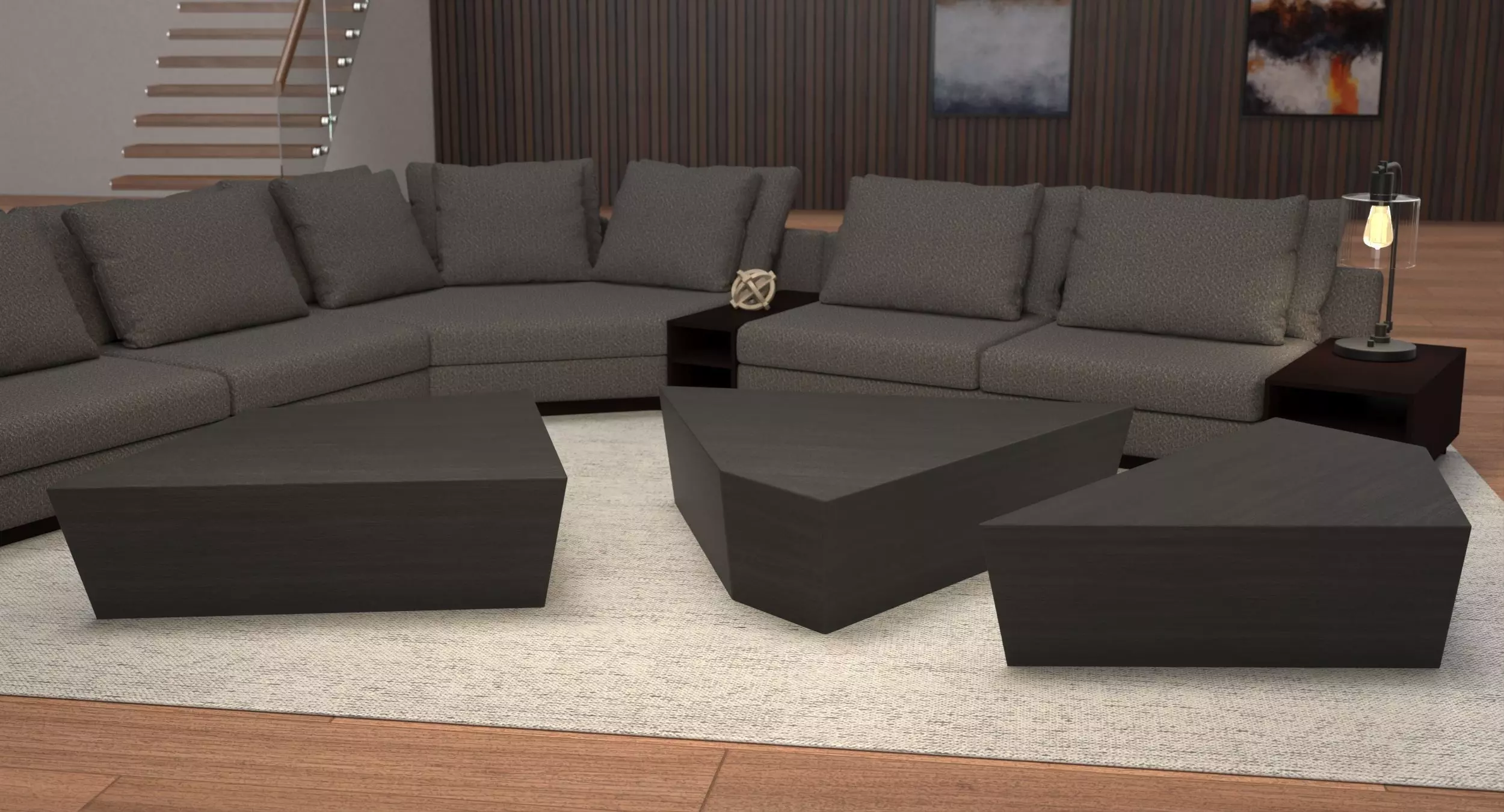 Custom Coffee Tables 3D model_4