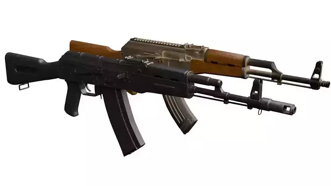 Gun Pack AK-47 Collection PBR Textures  Game-Ready