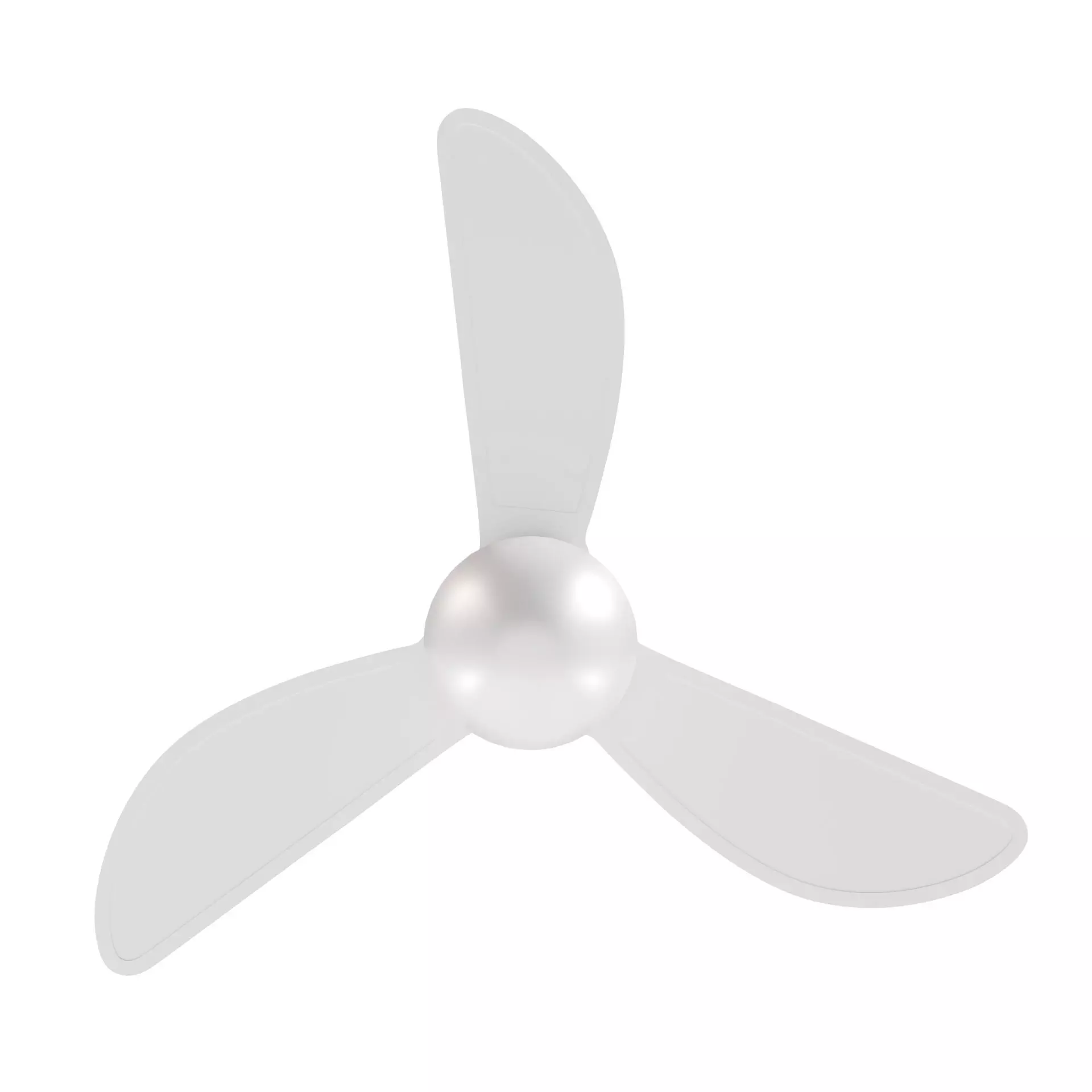 Modern Ceiling Fan Model G 3D Model Native Blender BLEND Low-poly 3D model_6
