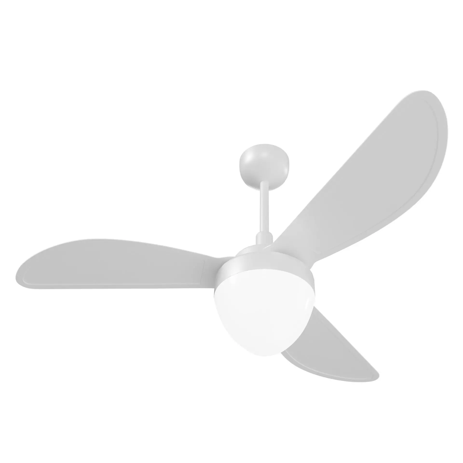Modern Ceiling Fan Model G 3D Model Native Blender BLEND Low-poly 3D model_4