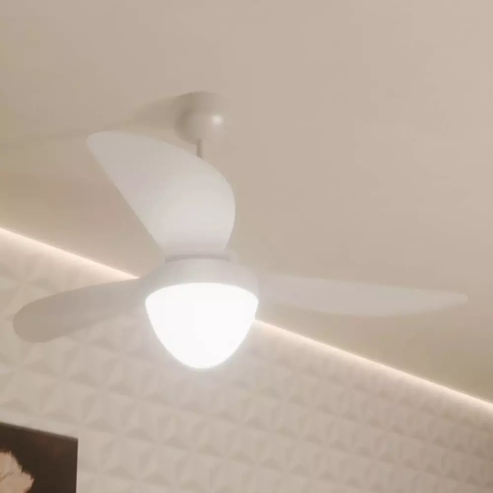 Modern Ceiling Fan Model G 3D Model Native Blender BLEND Low-poly 3D model_2