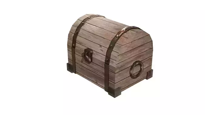 3D Treasure Chest Model
