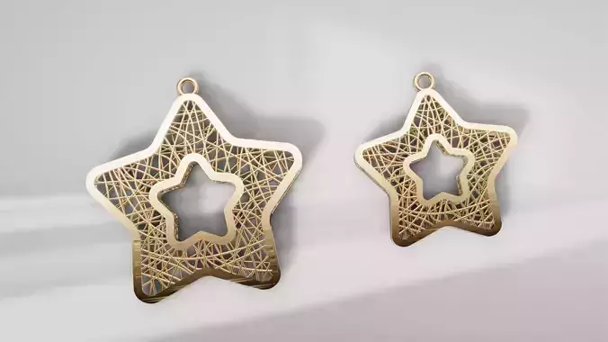 necklace and earrings