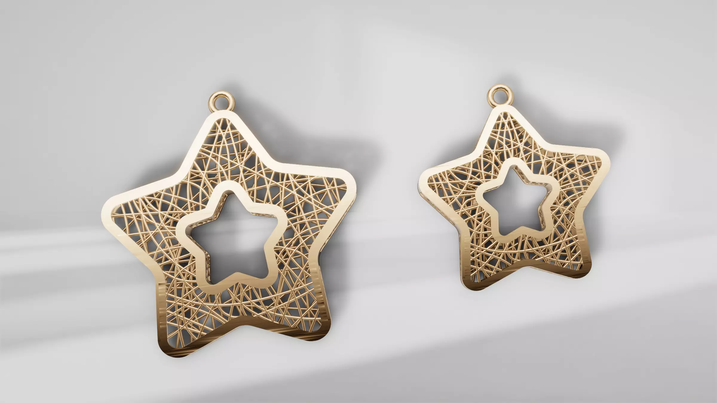 necklace and earrings Free 3D print model_0