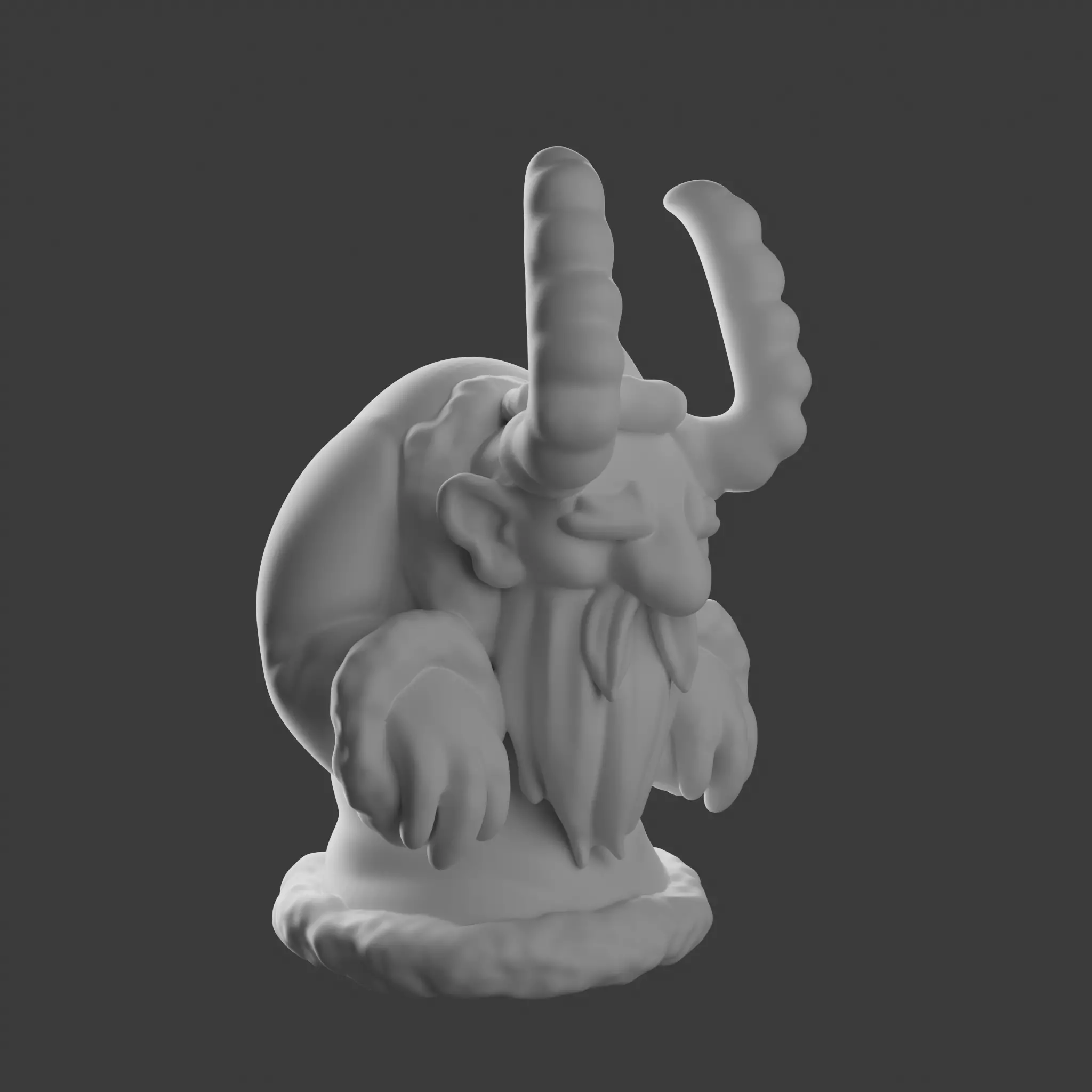 Krampus the other santa 3D print model_2