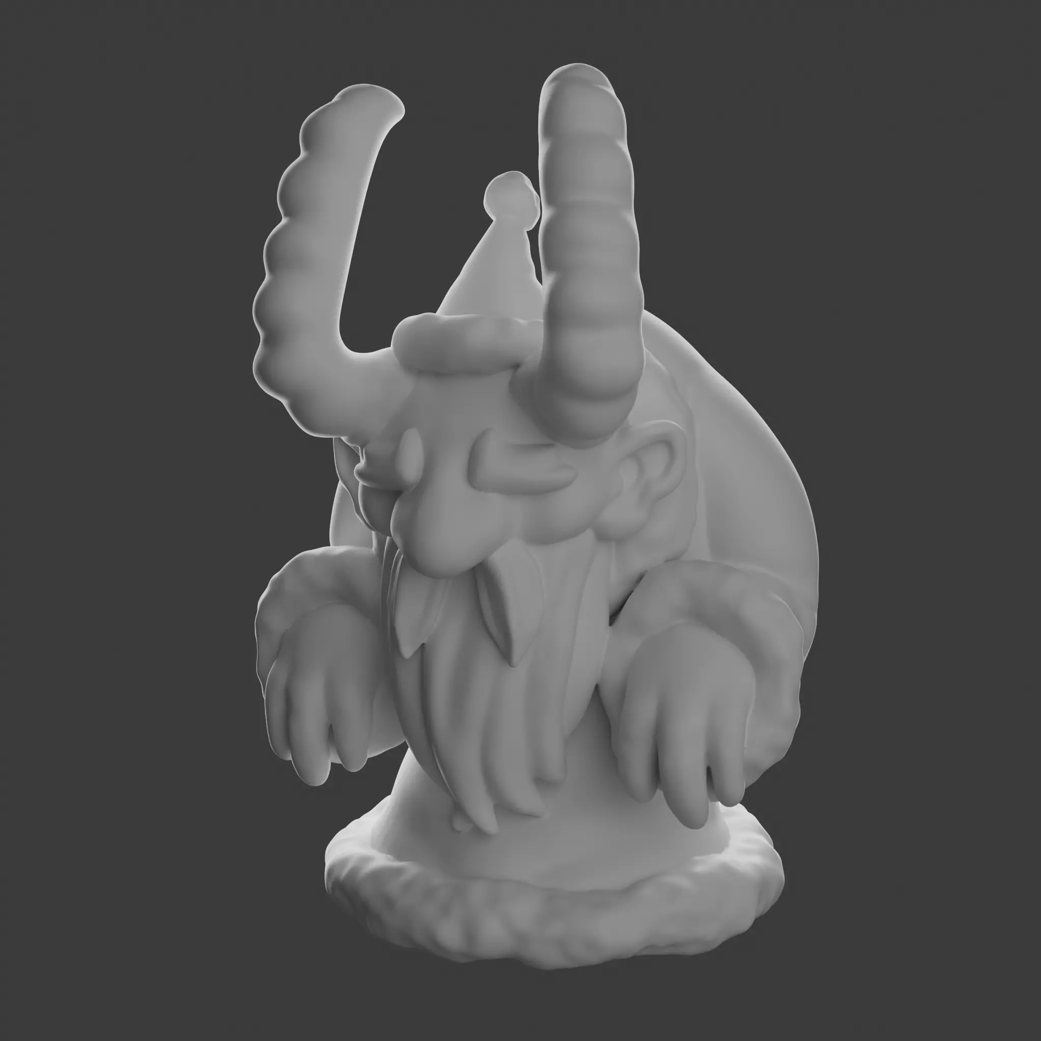 Krampus the other santa 3D print model_0