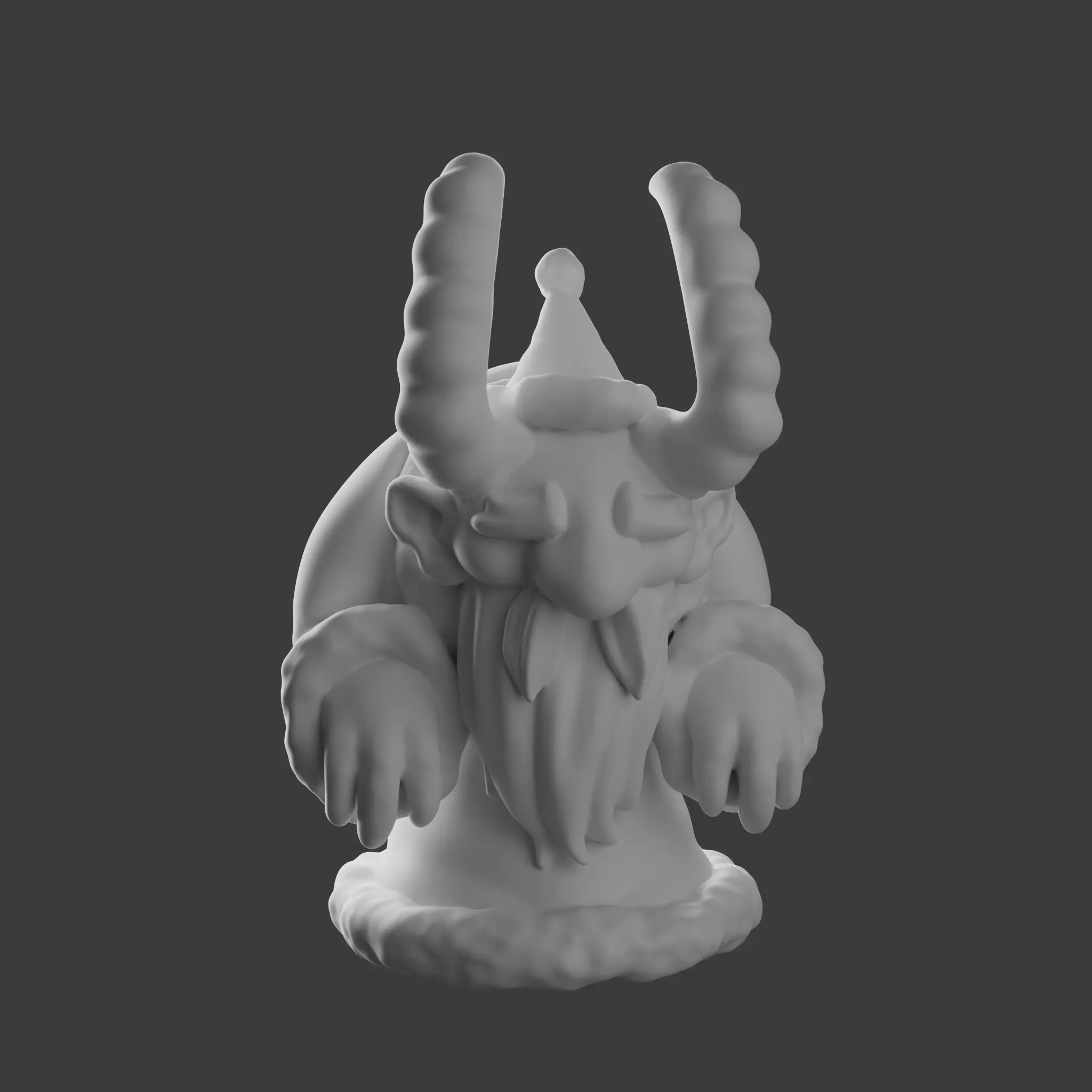 Krampus the other santa 3D print model_3
