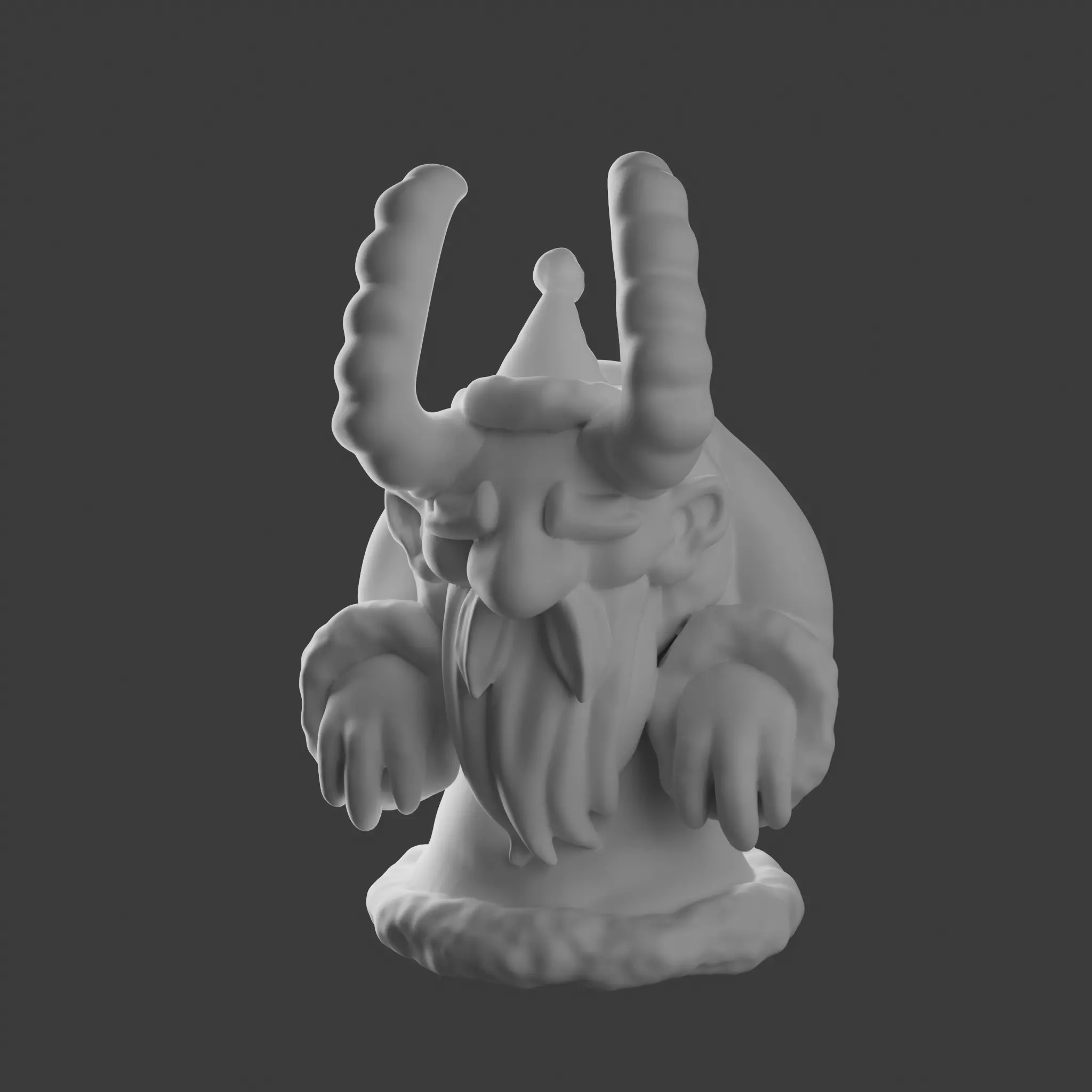Krampus the other santa 3D print model_8