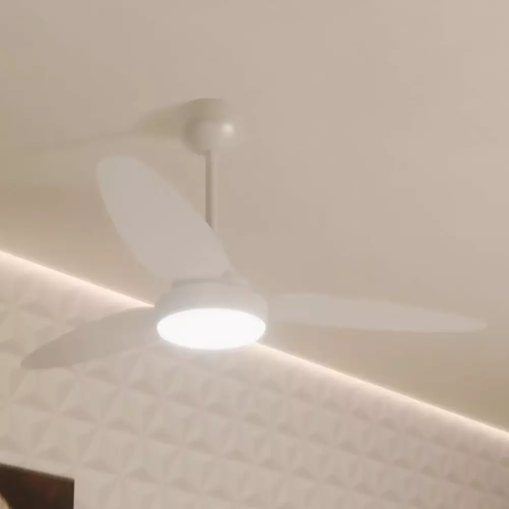 Ceiling Fan Model S 3D Model Blender OBJ FBX STL Multi Format Low-poly 3D model