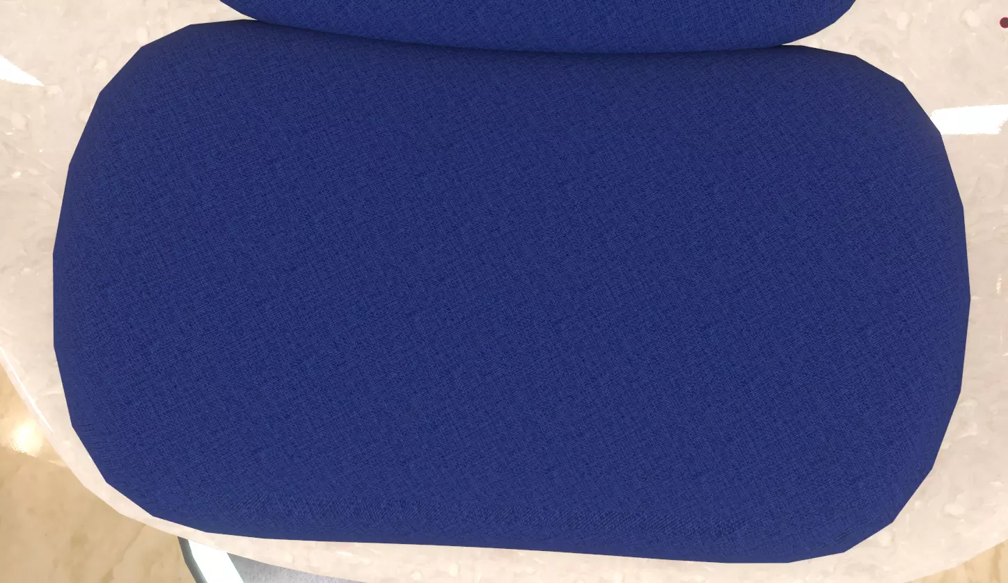 Futuristic Luxury Lounge Chair 3d Model with PBR Materials 3D model_4