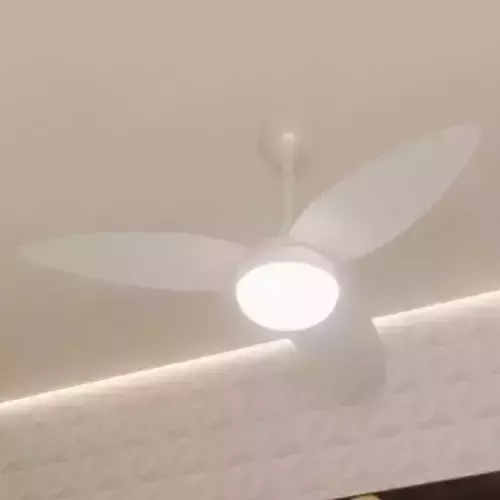 Ceiling Fan Model Z 3D Model Blender OBJ FBX STL Multi Format