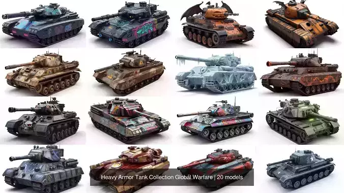 Heavy Armor Tank Collection Global Warfare Heavy Armor Tank Collection Global Warfare
