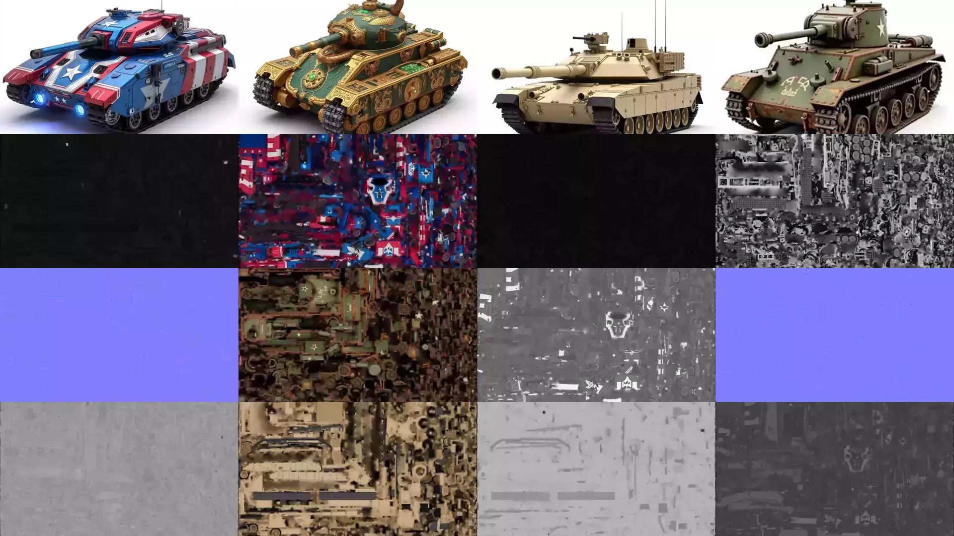 Heavy Armor Tank Collection Global Warfare _1