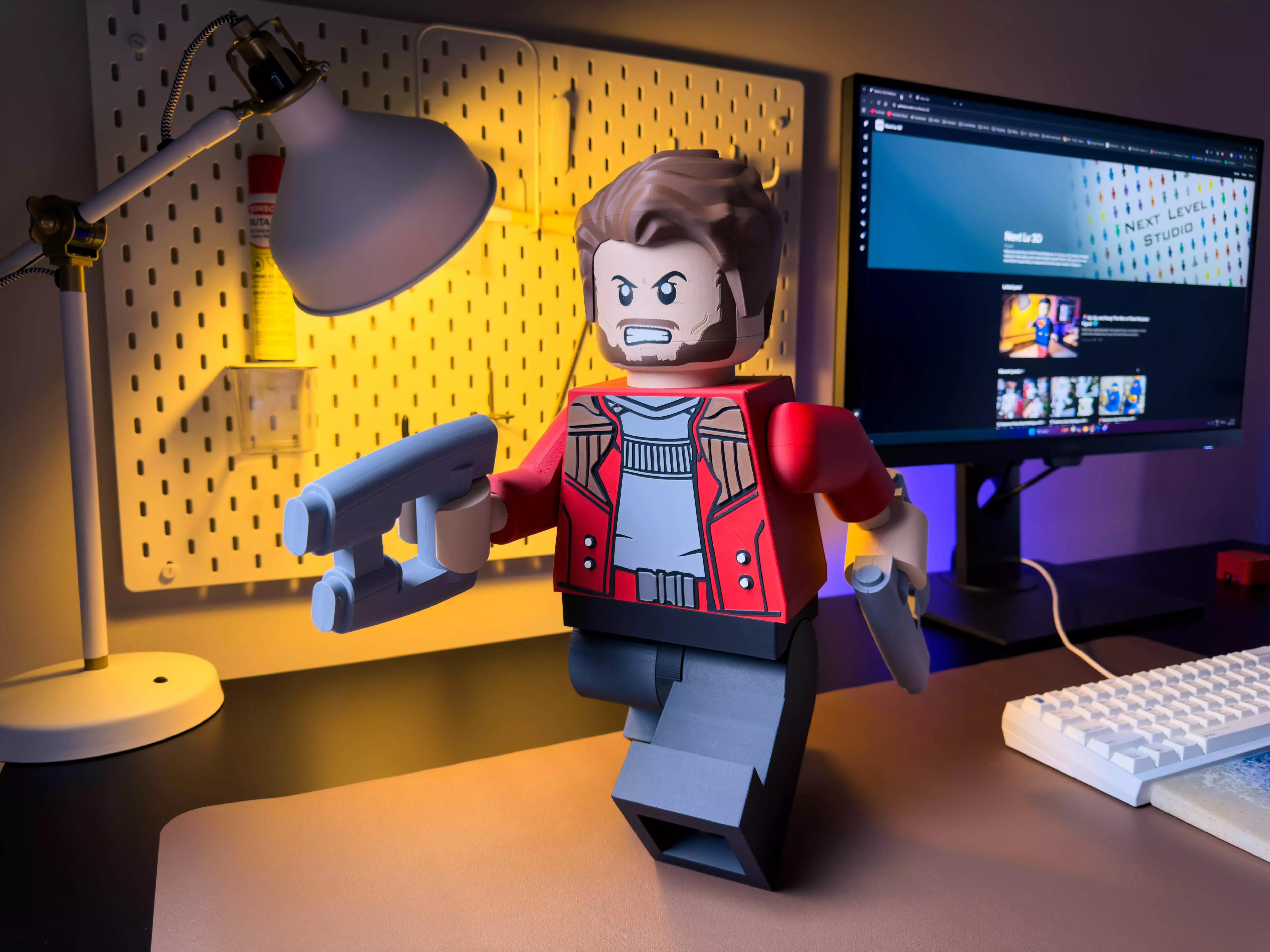 The Star-Lord Modular Figure Free 3D print model_0