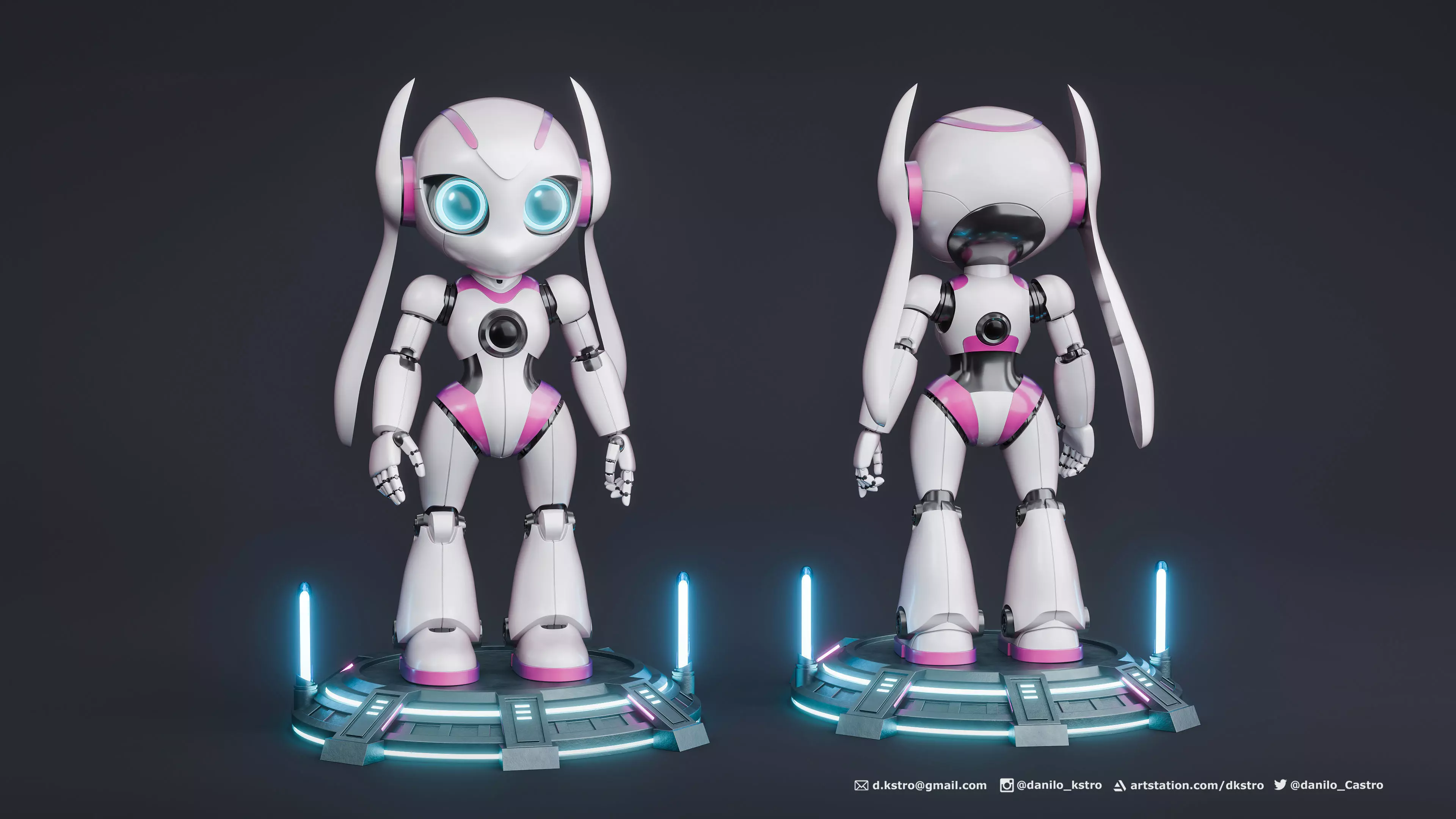 PW01 Droid - 3D printing 3D print model_7