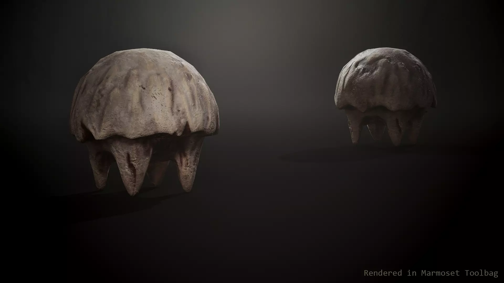 Mushroom Monsters1 Pack Low-poly 3D model_22