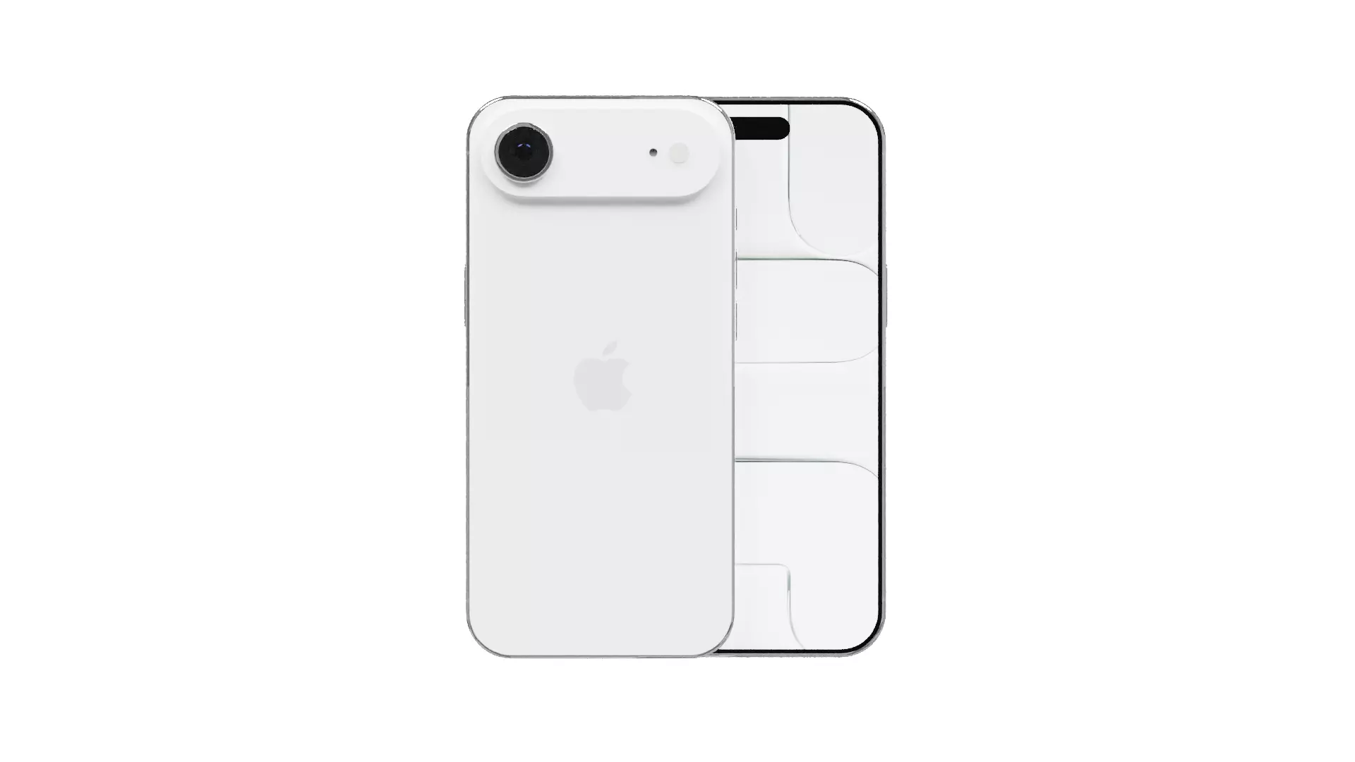 iPhone Air in Official Colors Low-poly 3D model_4