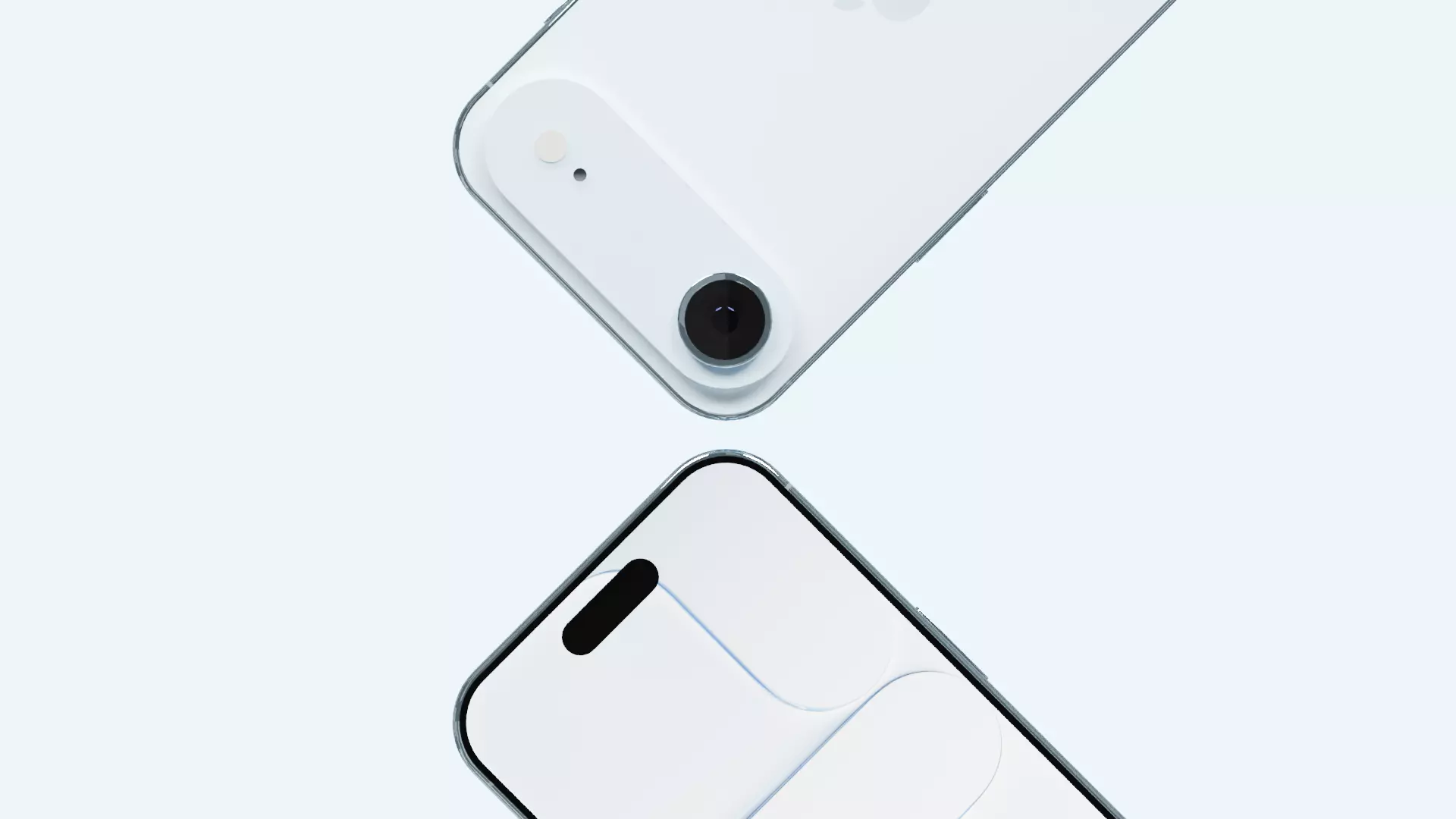 iPhone Air in Official Colors Low-poly 3D model_5