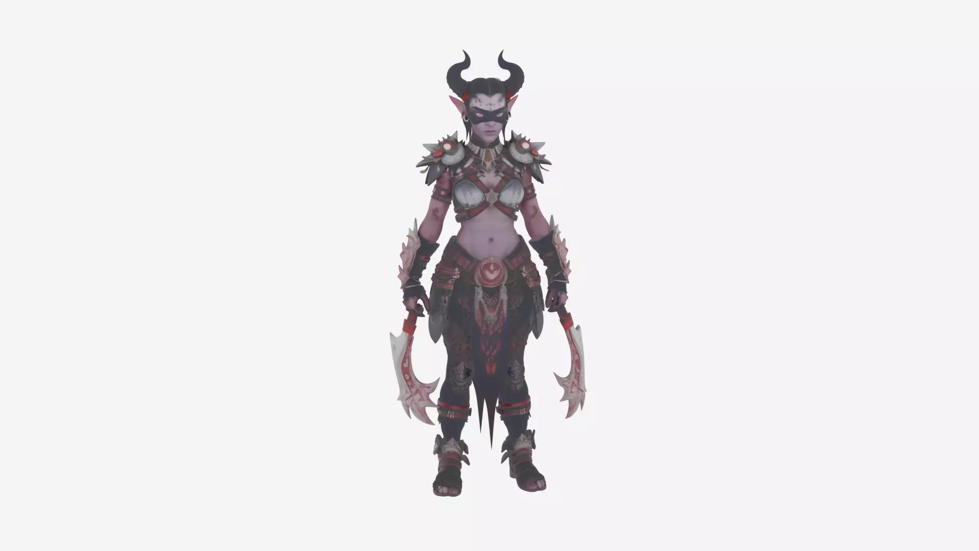 Majestic Vigilant Night Elf Sentinel Warrior 3D Model 3D model_2