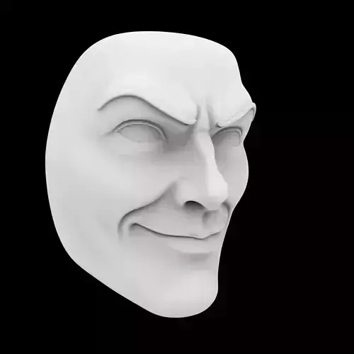 Expression Mask 3D Print Model