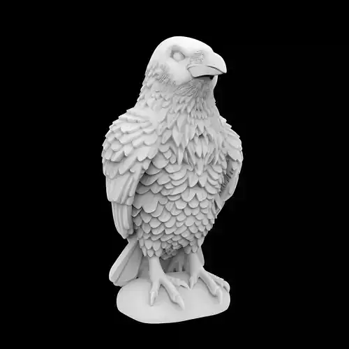 Gothic Raven 3D Print Model