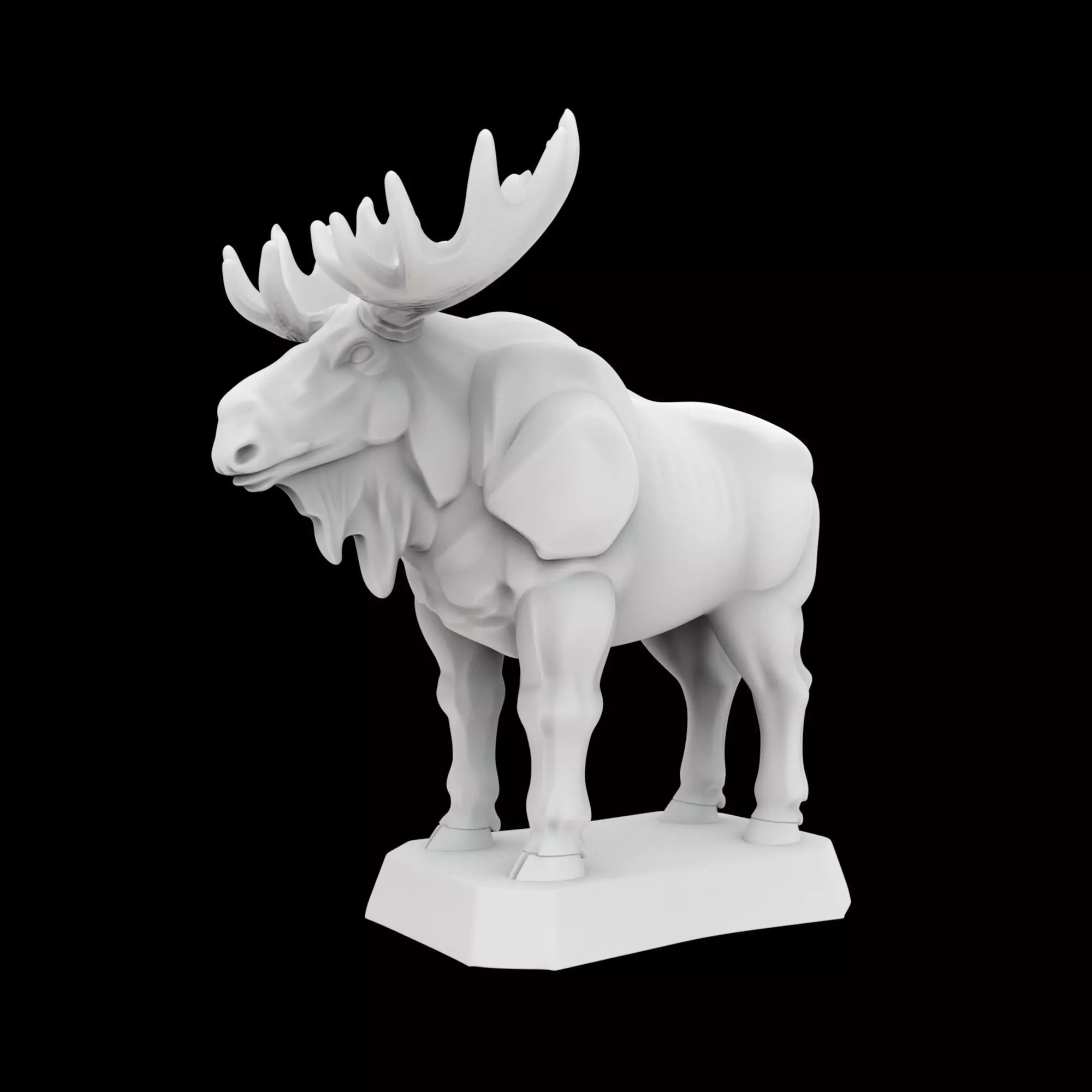 Moose Guardian 3D Print Model 3D print model_1