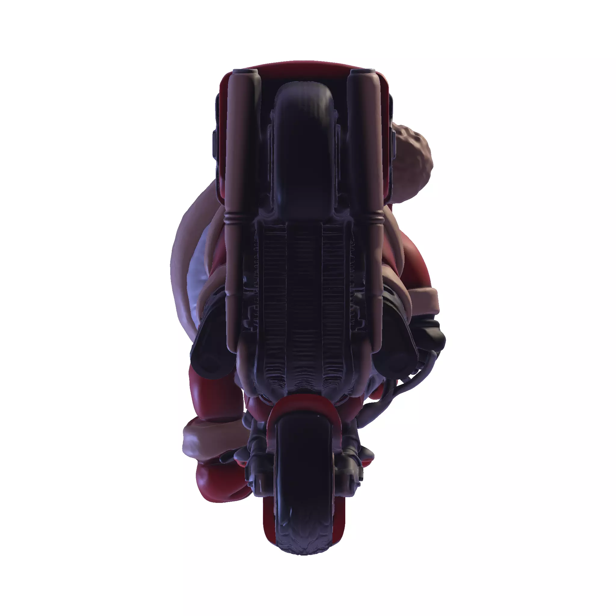 Santa Claus biker for 3D print 3D print model_22