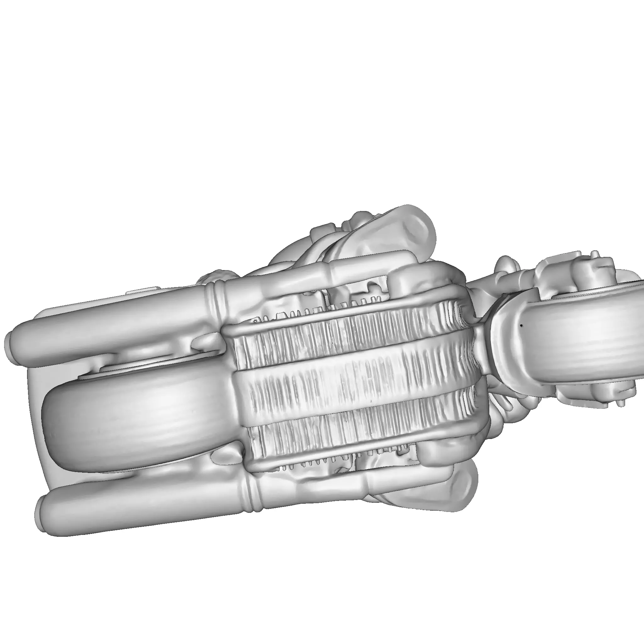 Santa Claus biker for 3D print 3D print model_31