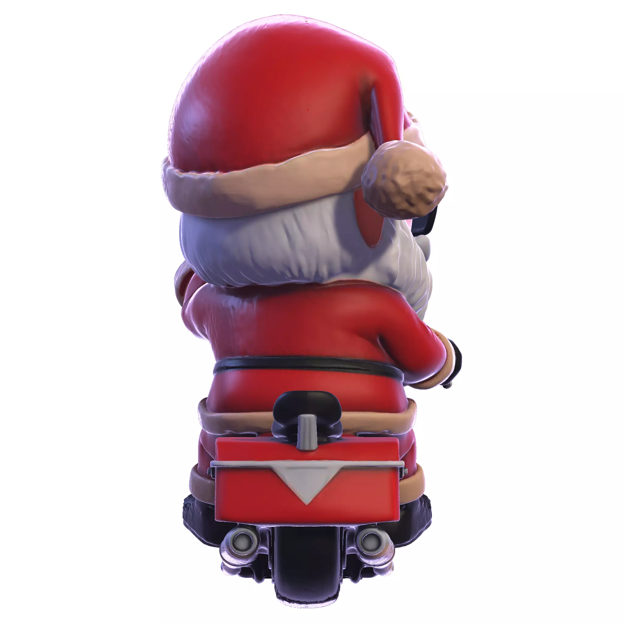 Santa Claus biker for 3D print 3D print model_18