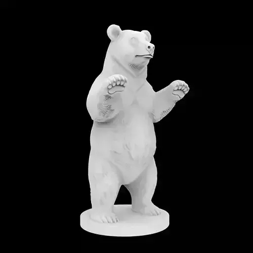 Standing Bear 3D Print Model