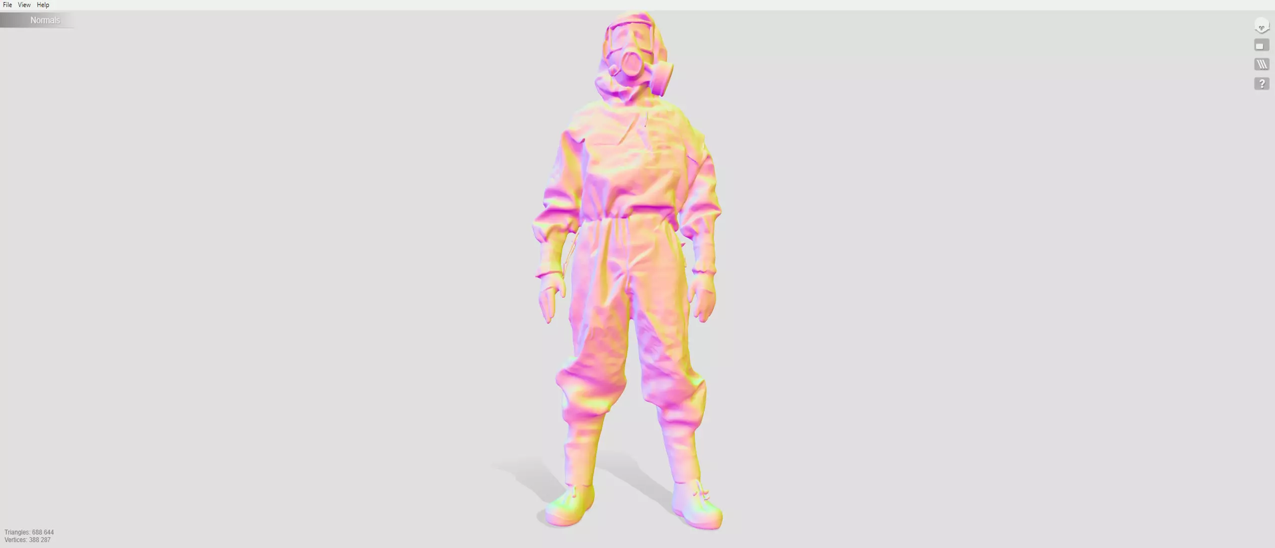 MIRA Safety MOPP-1 CBRN Protective Suit 3D model_11
