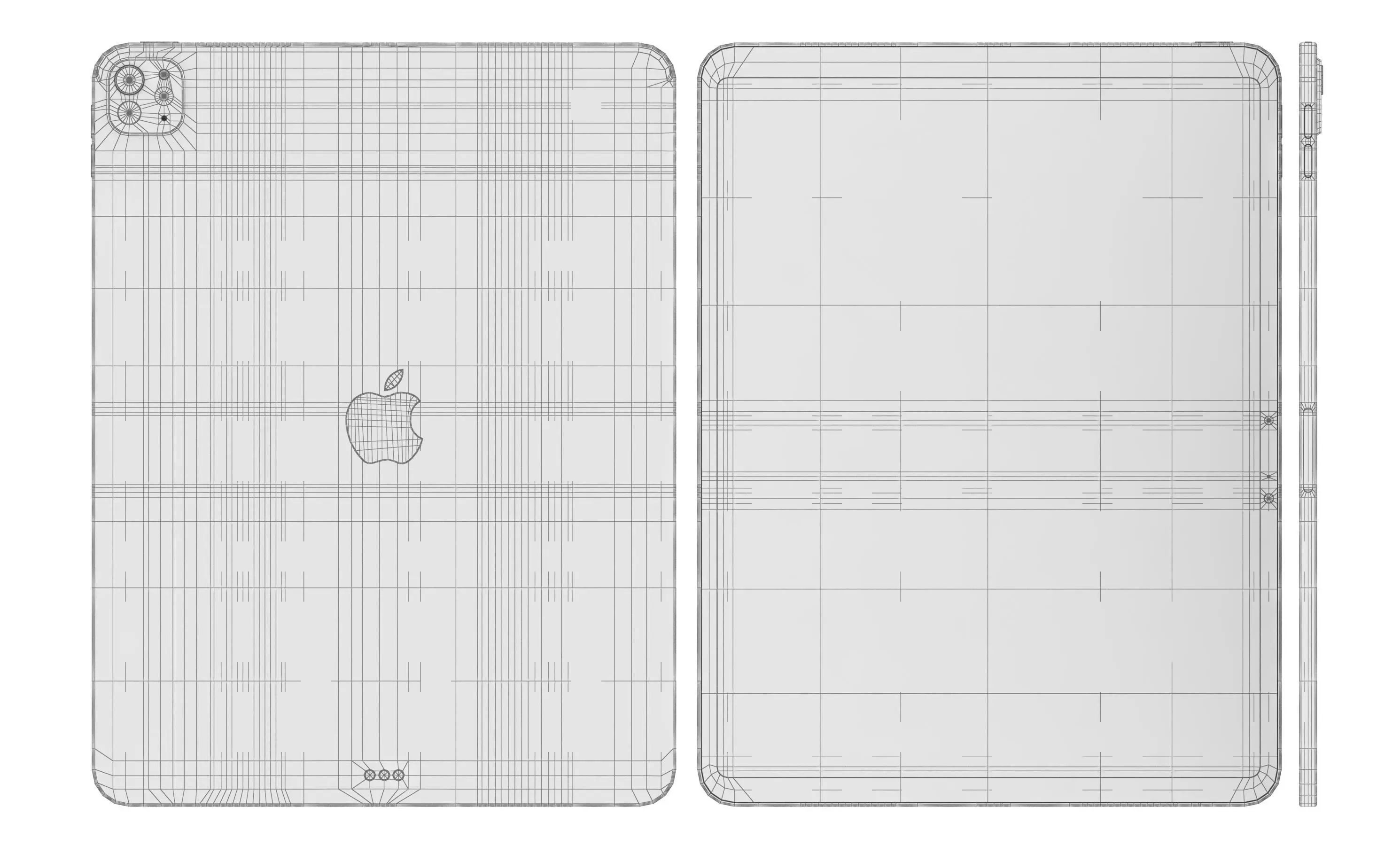 Apple iPad Pro M5 2025 13 Inch Black 3D model_14