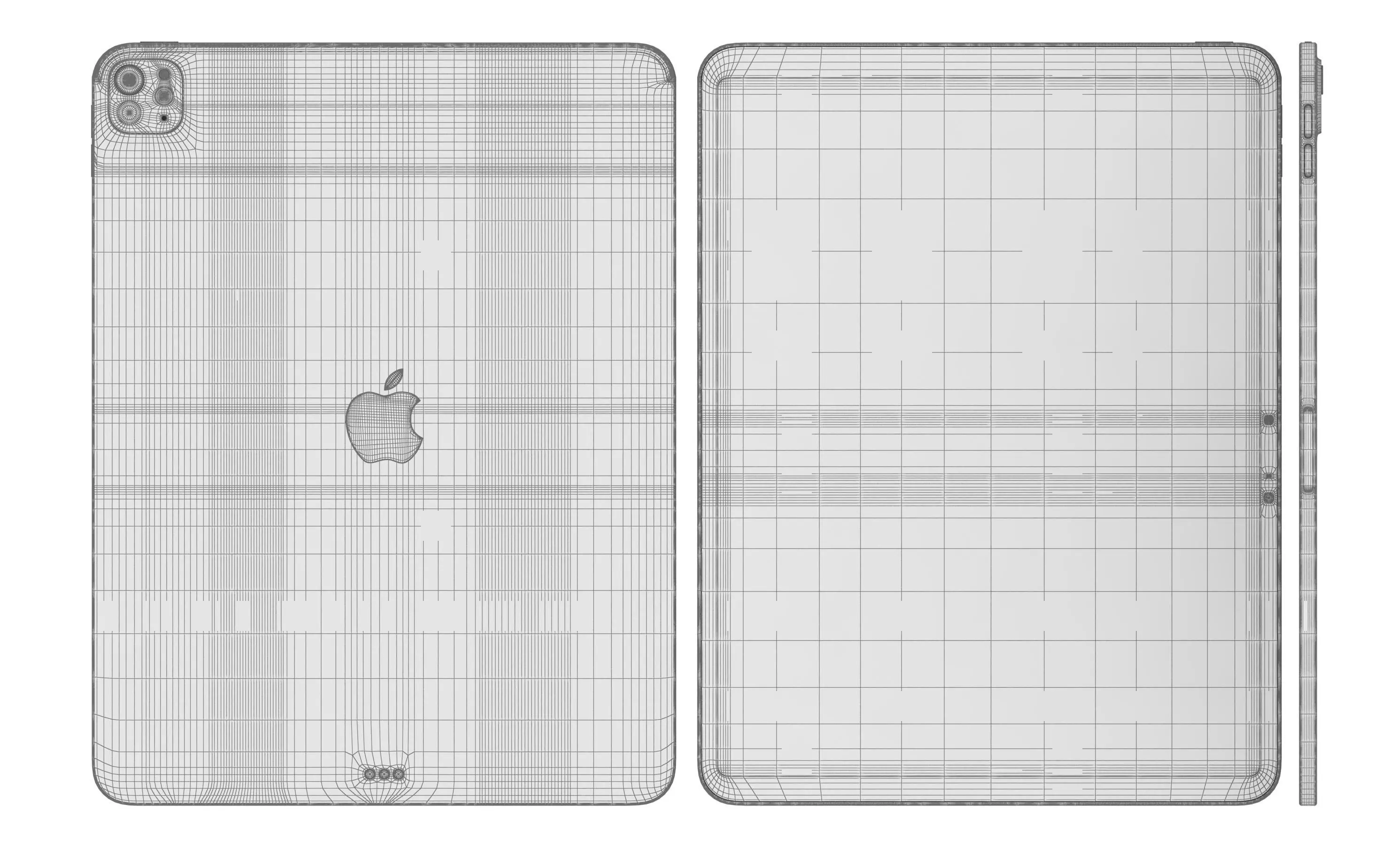 Apple iPad Pro M5 2025 13 Inch Black 3D model_15