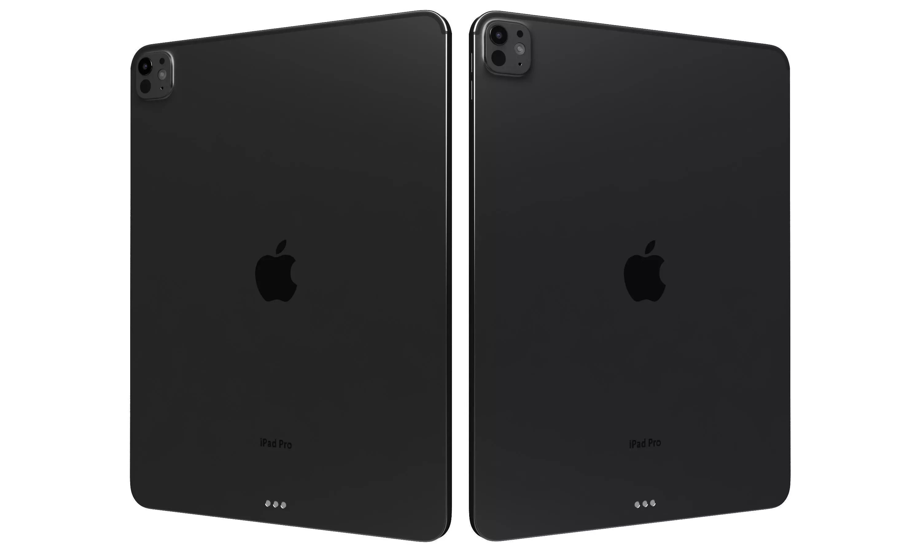 Apple iPad Pro M5 2025 13 Inch Black 3D model_28