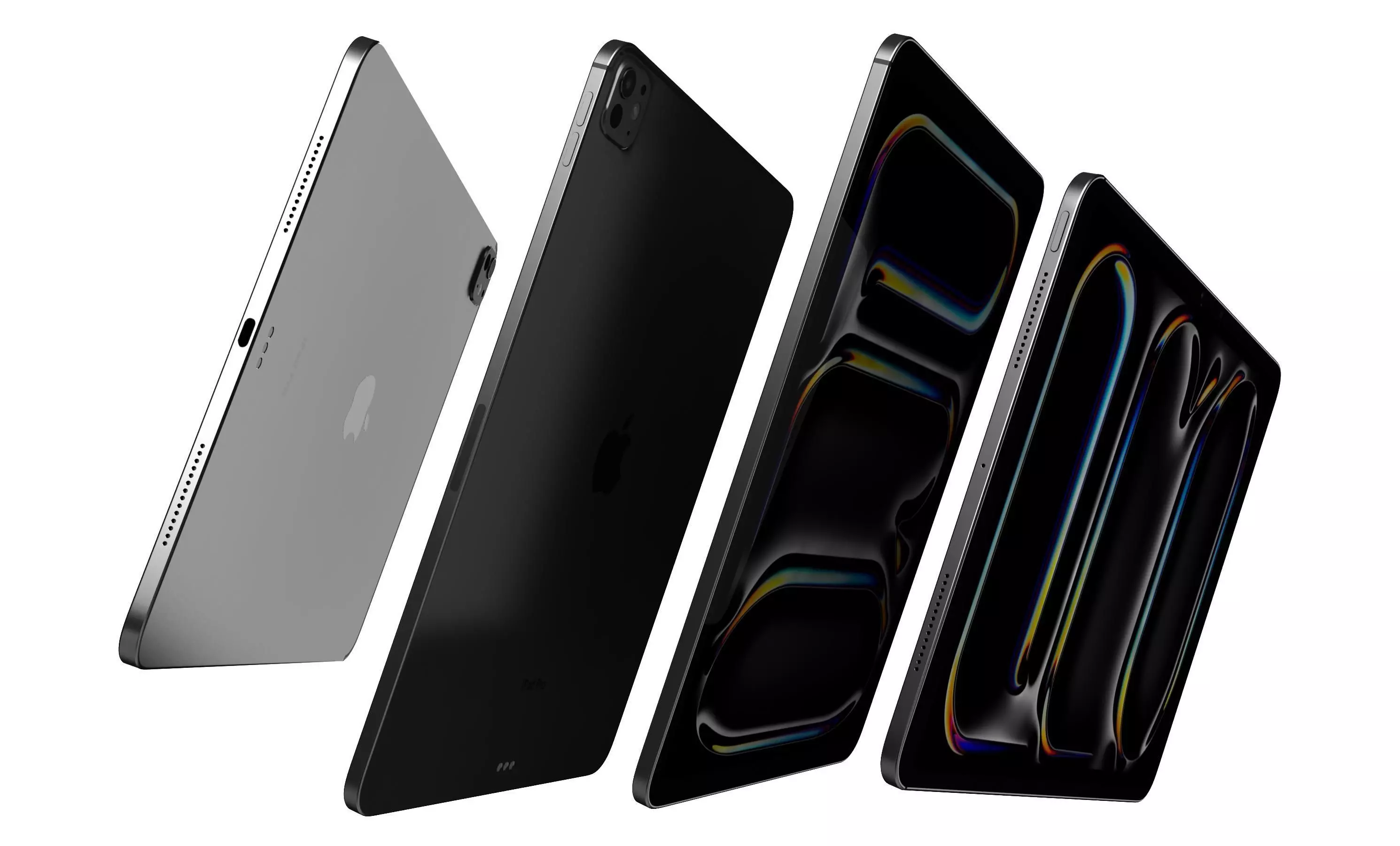 Apple iPad Pro M5 2025 13 Inch Black 3D model_6