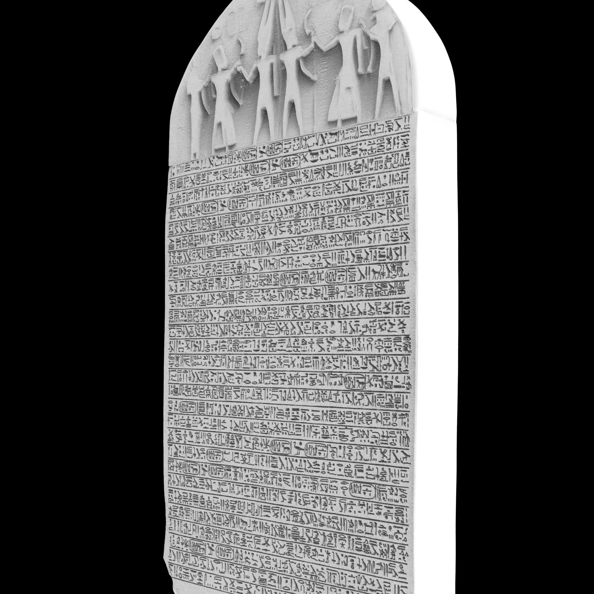  Merenptah Israel Stele 3D print model_12