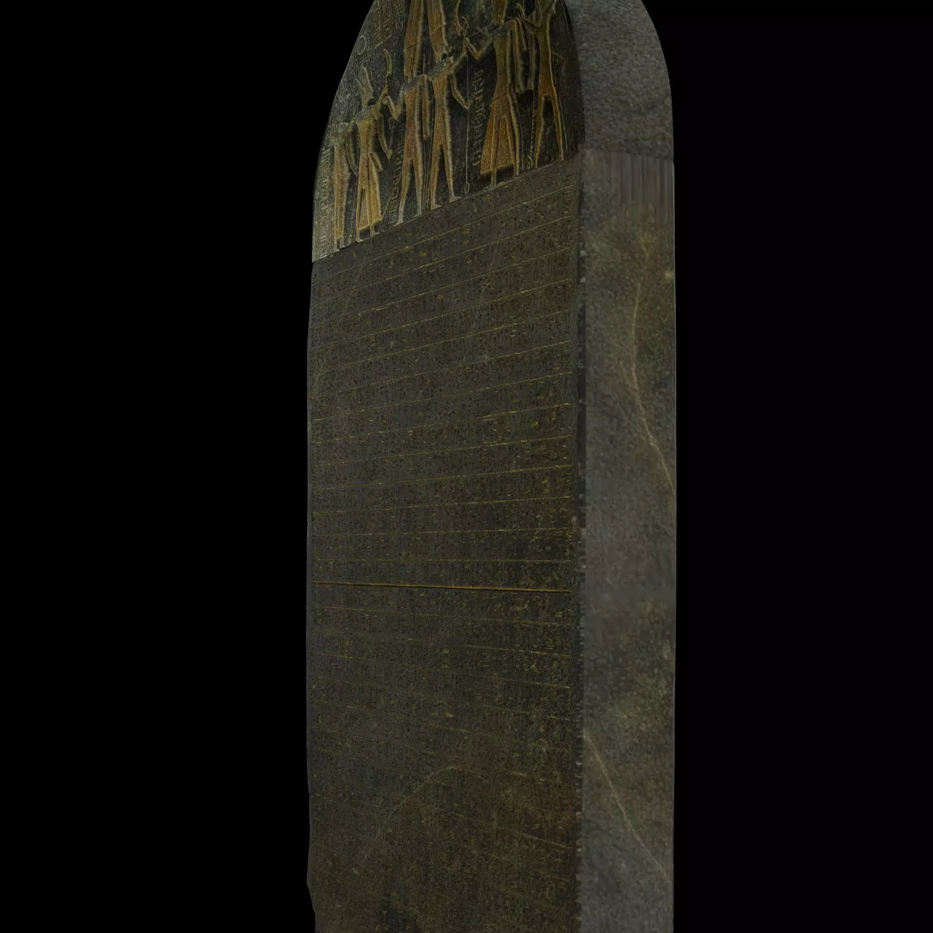  Merenptah Israel Stele 3D print model_17