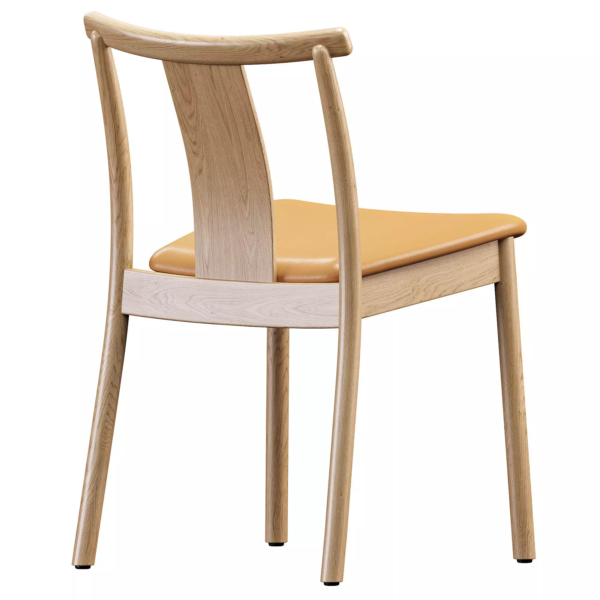 Merkur Dining Chair Low-poly 3D model_1