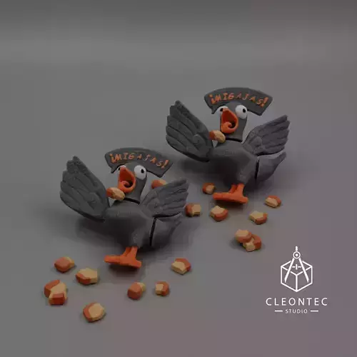 Paloma Migajera - Para tu amigo el Migajero 3D print model