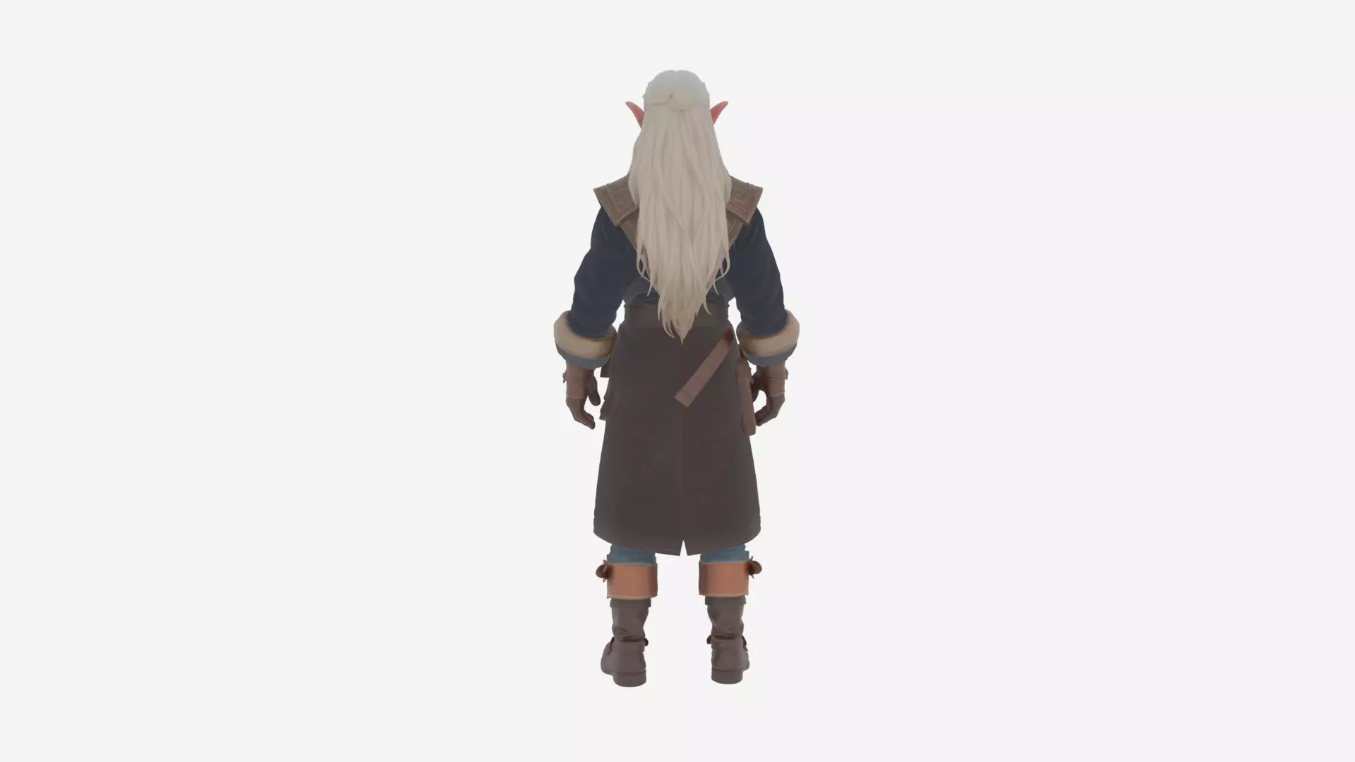 Intricate 3D Model of Artistic Blood Elf Jewelcrafter in World  3D model_17