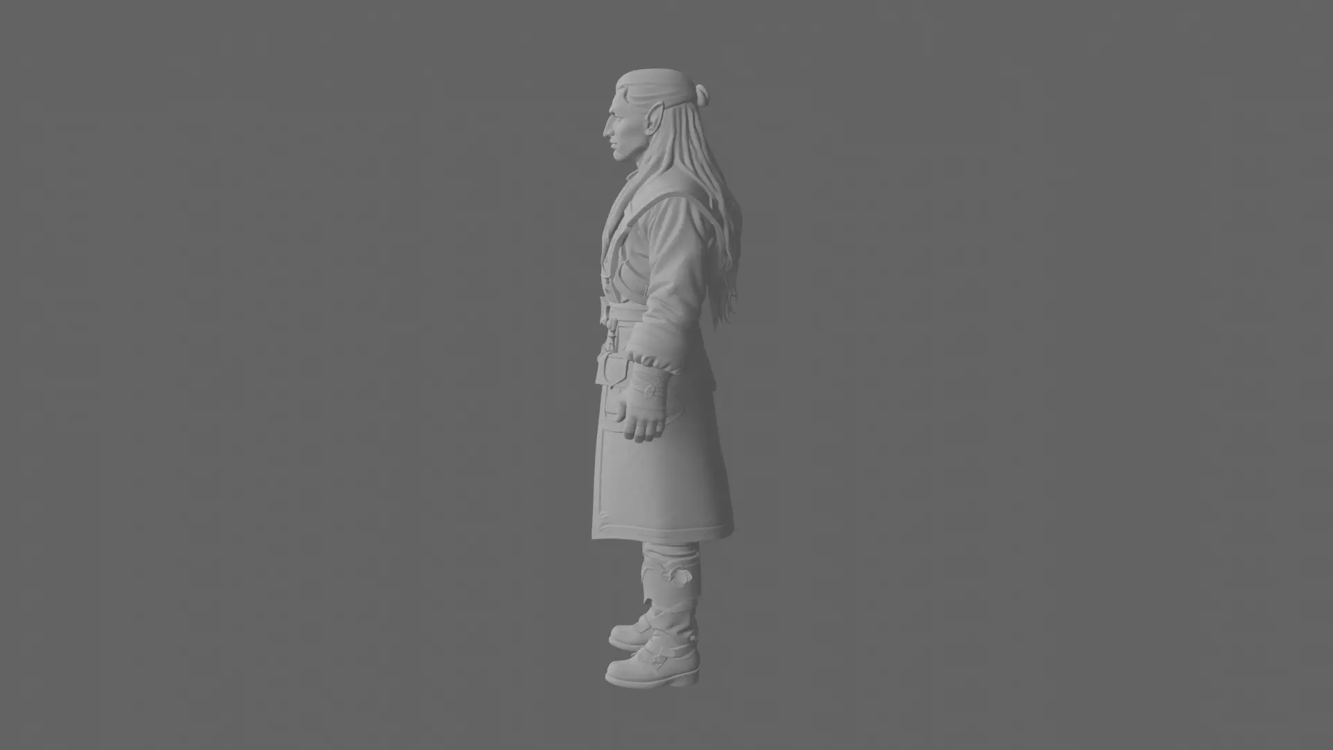 Intricate 3D Model of Artistic Blood Elf Jewelcrafter in World  3D model_21