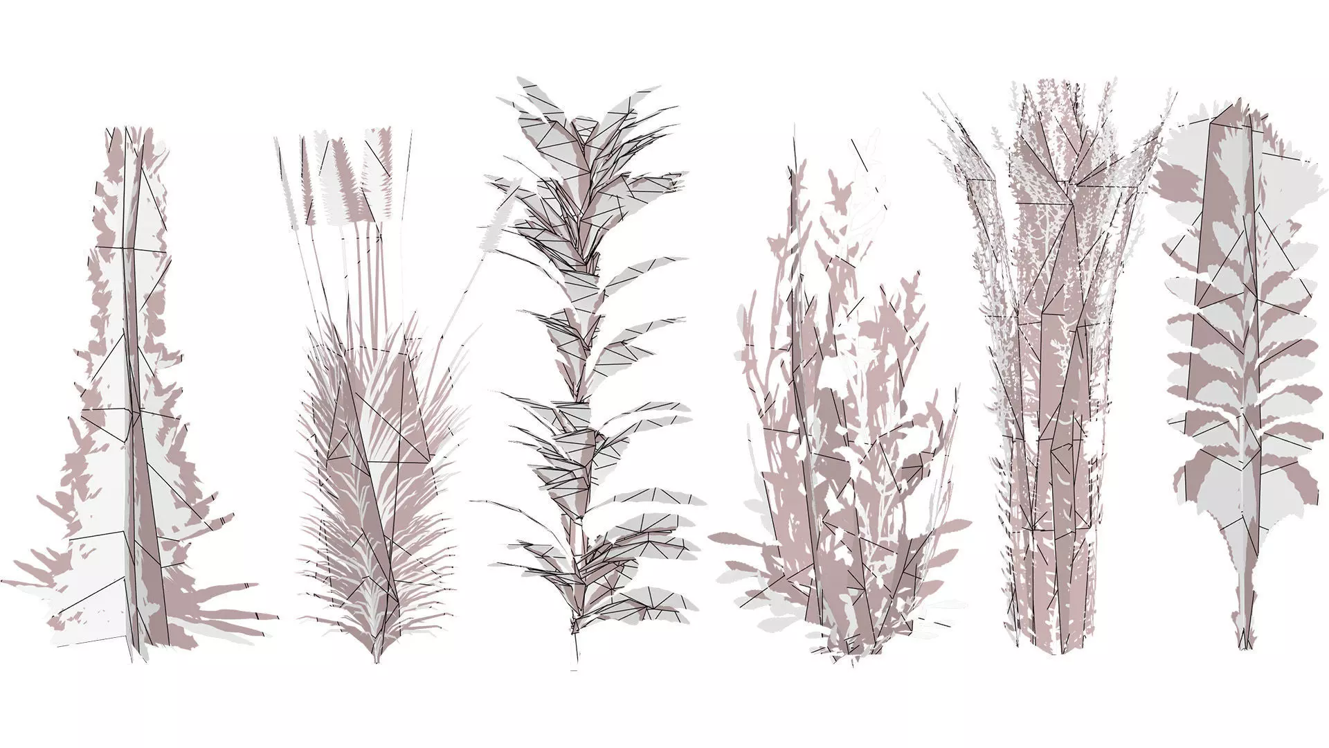 Game-Ready 3D Foliage Pack Low-poly 3D model_14