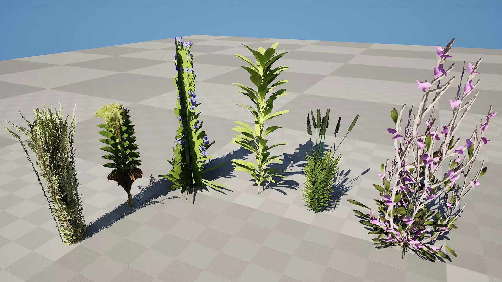 Game-Ready 3D Foliage Pack Low-poly 3D model_12