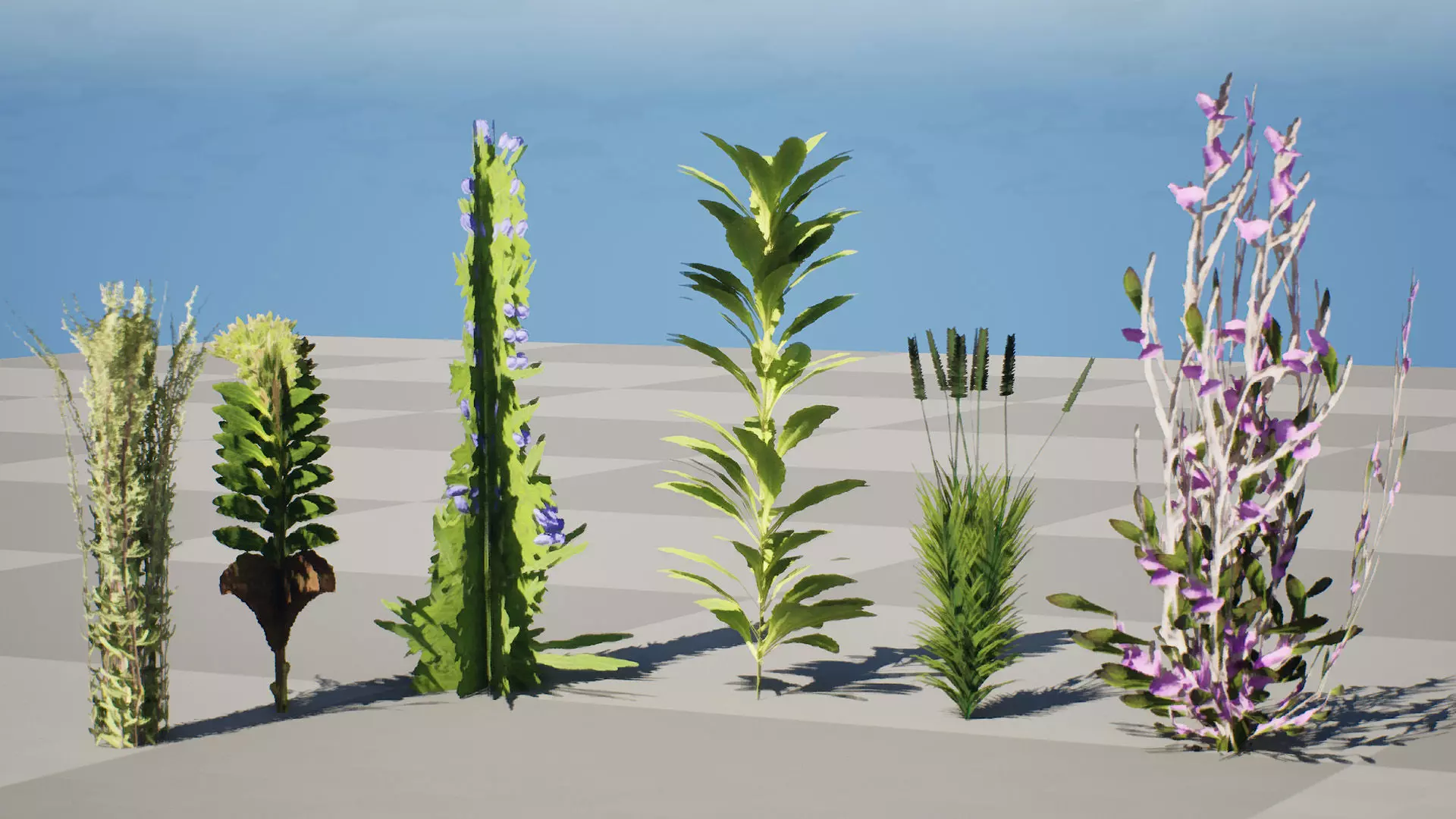 Game-Ready 3D Foliage Pack Low-poly 3D model_13