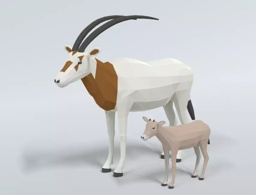 191 Ultimate Low Poly Animal Pack Low-poly 3D model_17